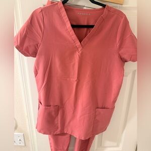 Mandala Pink Scrub Set